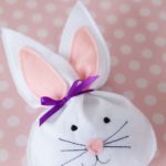 Felt Bunny Treat Bag For Easter