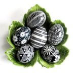Beautiful Black And White Easter Eggs