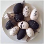Black And White Easter Eggs