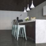 Elegant Contemporary Kitchen Design With Island Bar