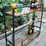 DIY Pipe Bar Cart