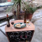 DIY Wine Barrel Wine Rack