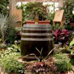 Wine Barrel Fountain