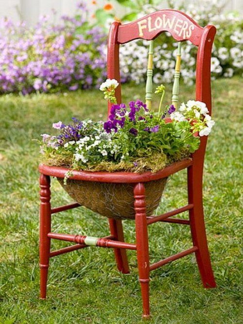 Garden Chair Planter