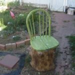 Tree Stump Garden Chair