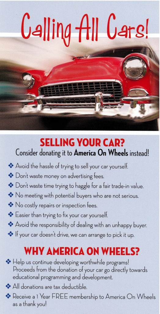 Donate A Car To America On Wheels