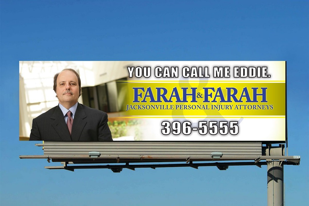 Farah & Farah Personal Injury Attorneys Billboard Design