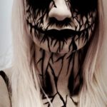 Evil Spirit Face Makeup