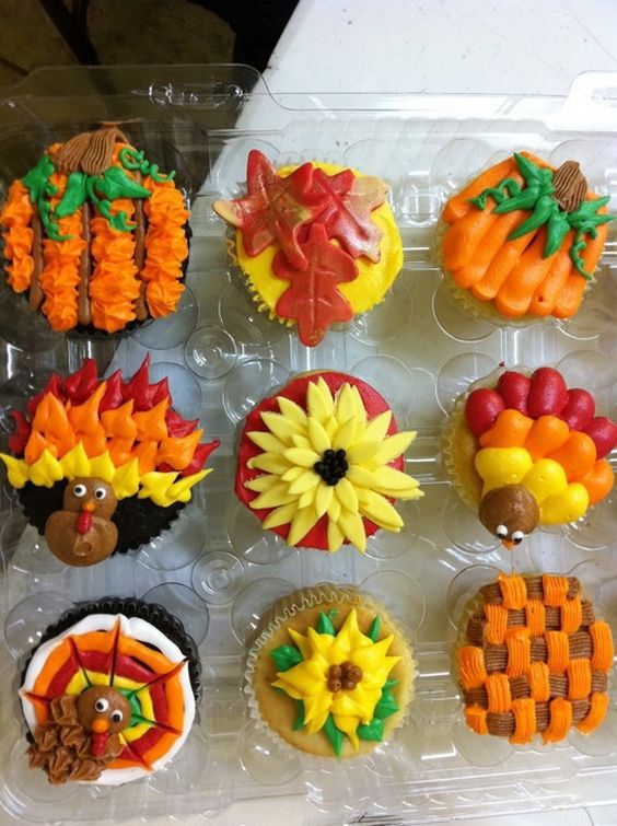 Thanksgiving Cupcakes Party Ideas