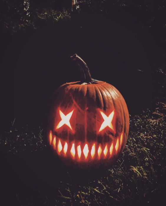 Creepy Halloween Pumpkin