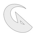 Pokemon Dragon Type Symbol Stencil