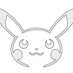 Pokemon Pikachu Stencil 02