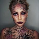 Spider Web Halloween Makeup