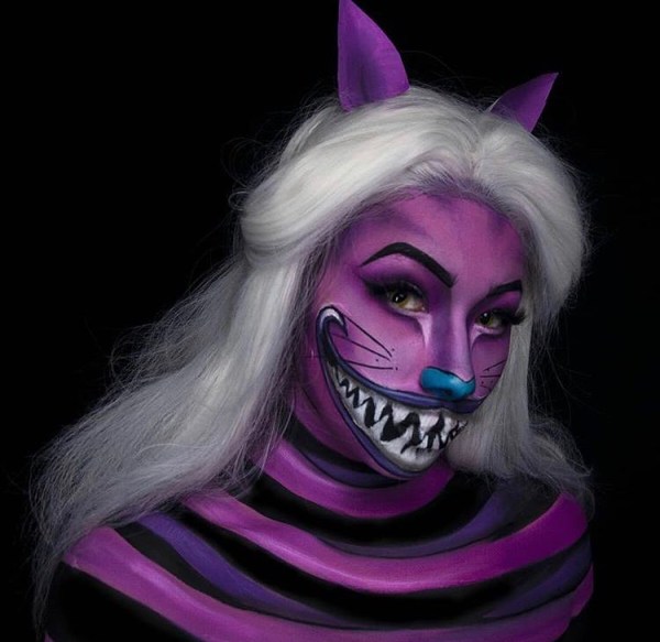 Violet Halloween Makeup