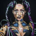 1 Cyberpunk Halloween Make Up Idea