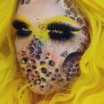 Queen Bee Makeup Halloween Idea