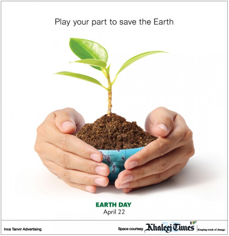 Earth Day Ad Khaleej Times