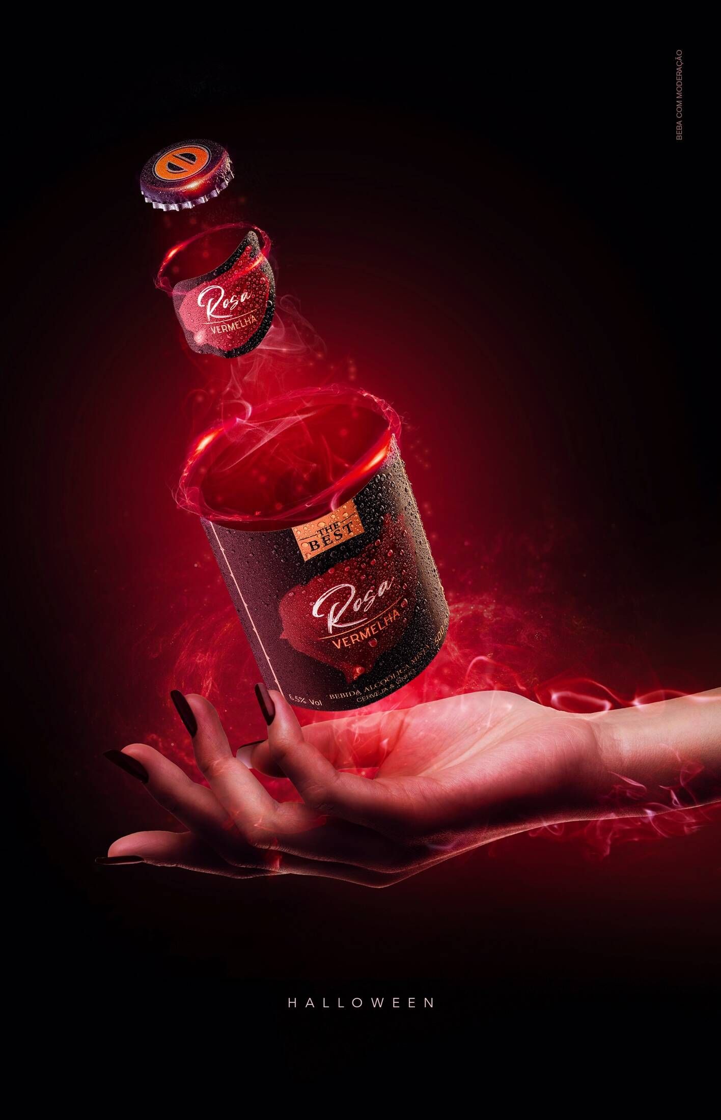 Rosa Vermelha Halloween Ad